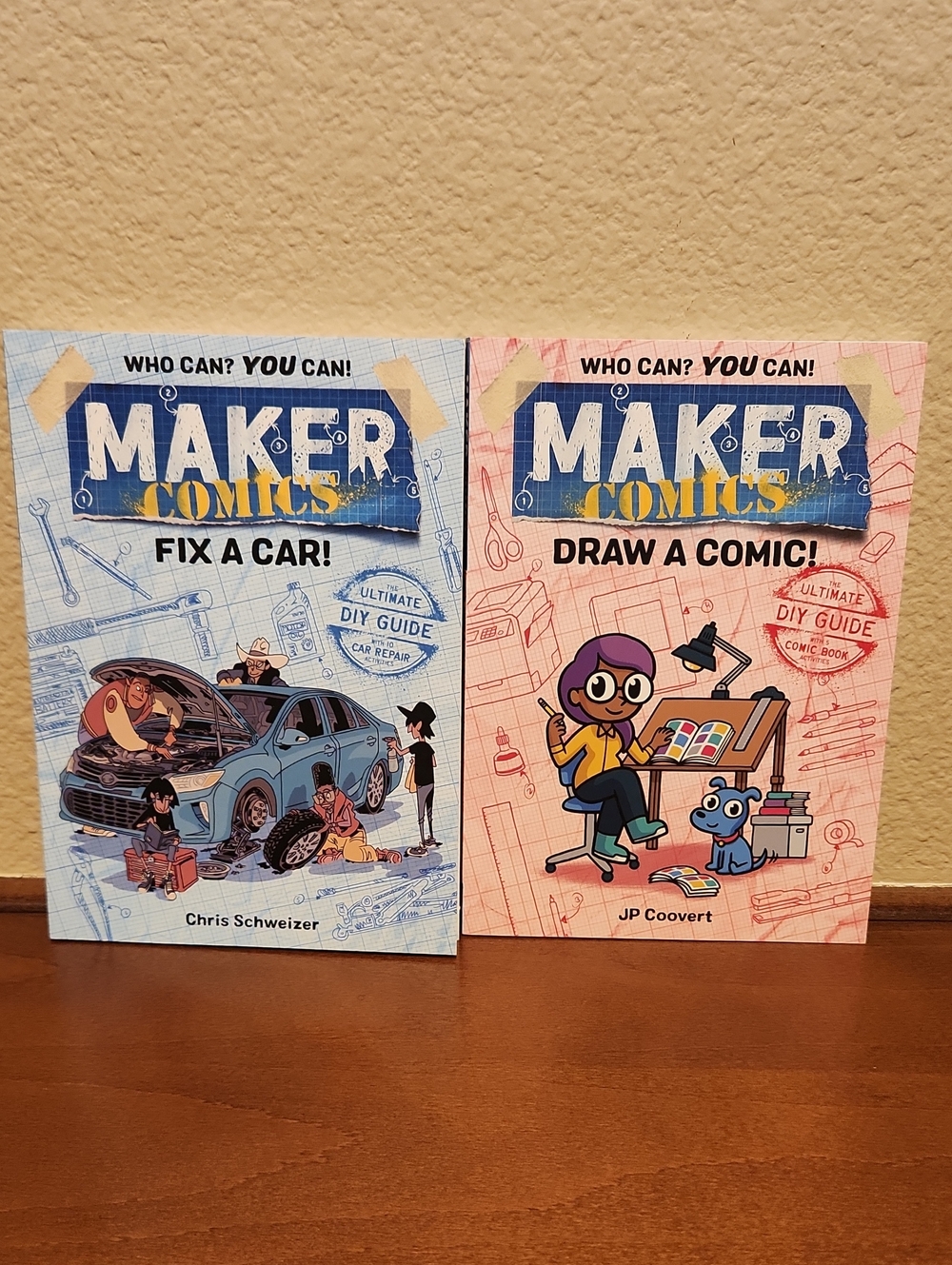 Maker Comics Duo — Fix a Car & Draw a Comic